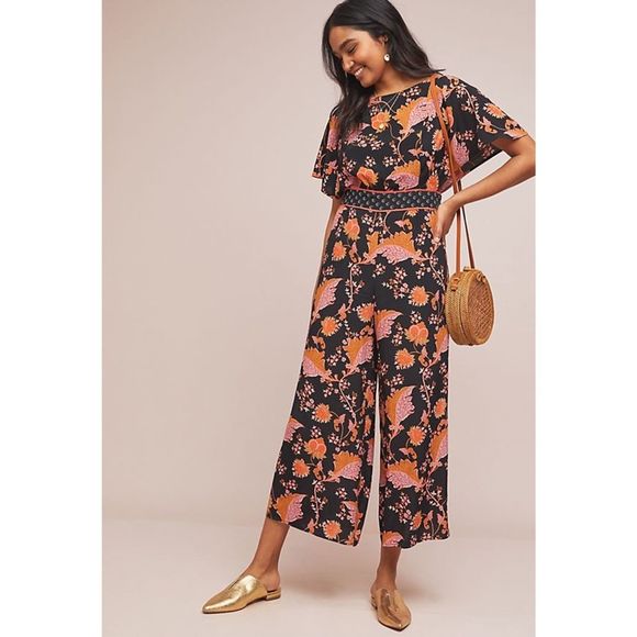 Maeve Pants - MAEVE belted botanical jumpsuit 8